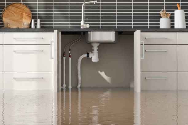Water damage restoration process in AR